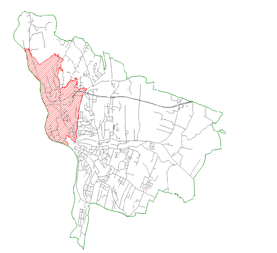 mapa obszaru objętego planem